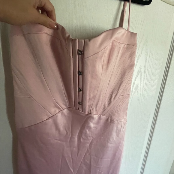 NWOT HOUSE OF CB Rose Imogen Corset Midi Dress - Picture 5 of 6